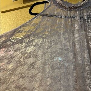 FP Movement by Free People Lavender Lace Top